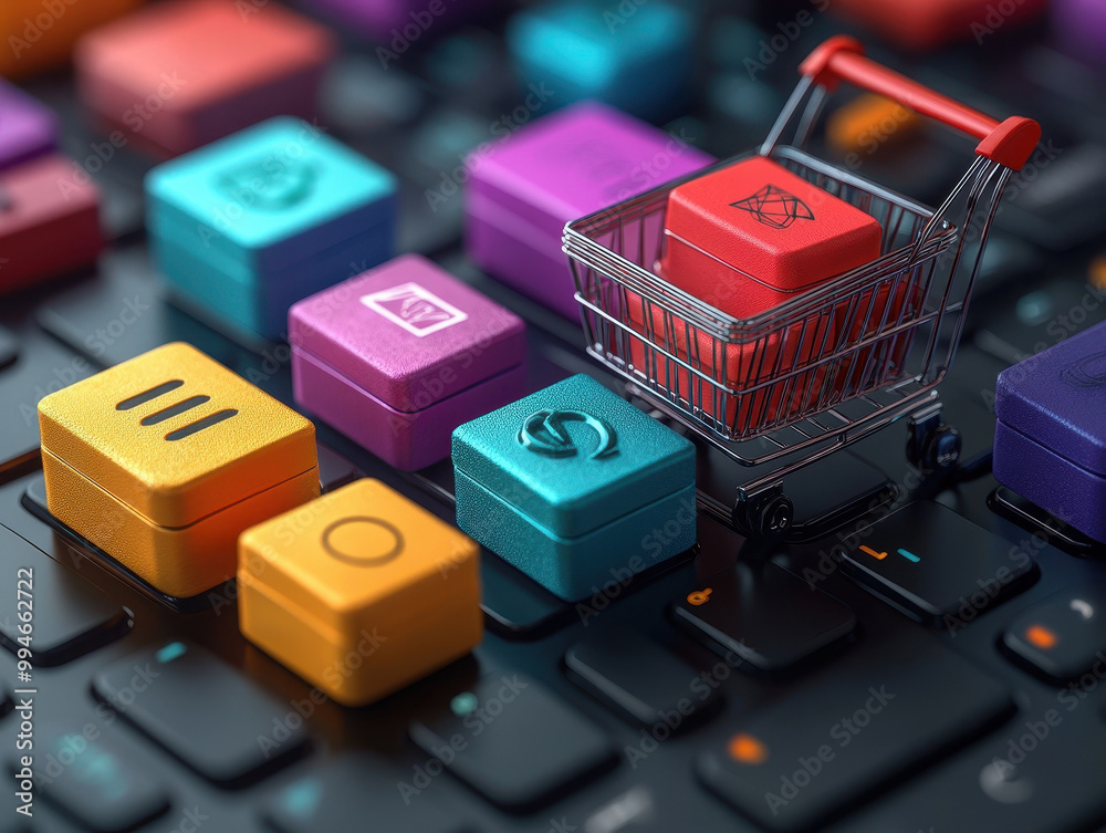 Fototapete dynamic cyber monday flash sale graphics images to create urgency and drive quick purchases