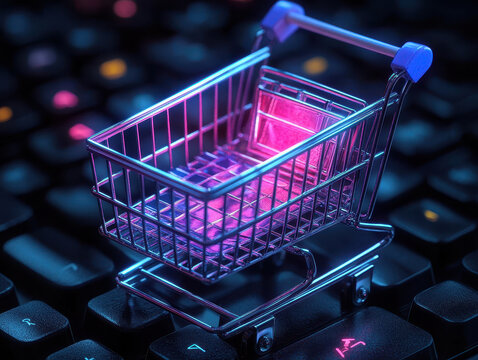 User-friendly Cyber Monday shopping cart design illustrations to streamline the checkout process and reduce cart abandonment