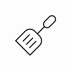 kitchen spatula icon sign vector