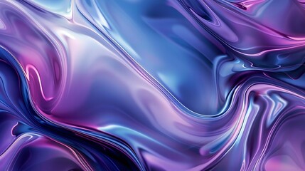 Fototapeta premium Abstract Swirling Purple and Blue Liquid Background