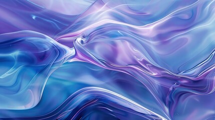 Fototapeta premium Abstract Swirling Pattern in Shades of Blue and Purple