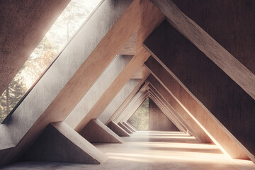 Obraz premium staircase in the building