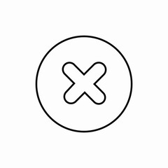 Fototapeta premium server IP is not accessible icon sign vector