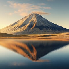 Fototapeta premium Mountain Reflection at Dawn