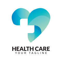 Obraz premium Premium Quality healthcare medical abstract modern minimalist 3d colorful logo design template