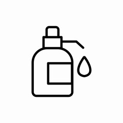hand sanitizer icon sign vector