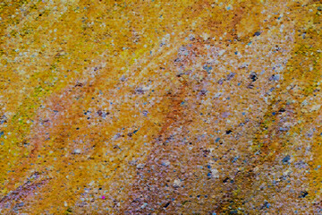 colorful abstract painting with swirls, scattered, speckles - rusty metal background, rusty metal texture, rusty metal surface