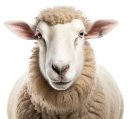 Fototapeta premium PNG Sheep livestock portrait animal transparent background