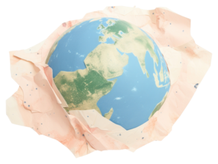 PNG Earth planet globe space.