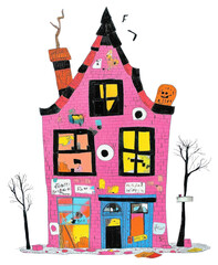 PNG Vintage building drawing art illustration.