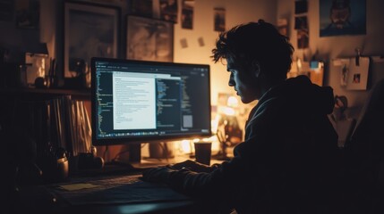 Nighttime Coding Session