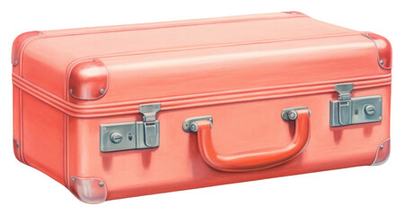PNG Vintage luggage suitcase briefcase letterbox.