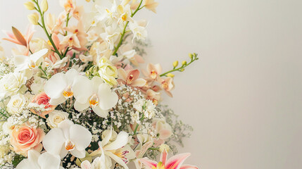 spring flowers in the basket