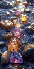 stones in water