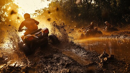 Muddy Adventure on ATVs