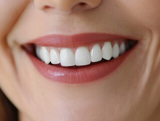 Obraz premium Smiling Woman with Bright Teeth