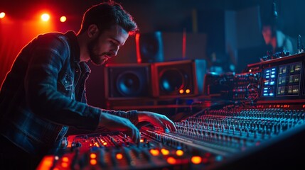Music Producer at Work