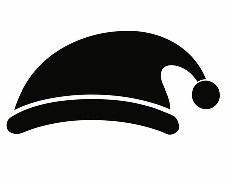 recommend clip art: Santa Hat silhouette vector,Christmas hat, Cricut file silhouettes cut file, Christmas Hat, Santa Hat, Holiday Cap Designs, Xmas Headwear, Festive Hat , Winter Headgear Collection, Santa
