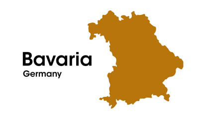 Obraz premium bavaria map germany