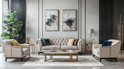 Modern Living Room Interior Design