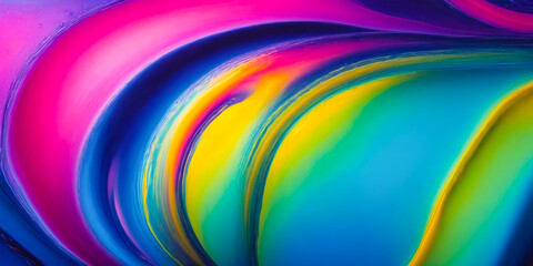 Abstract Swirling Colors