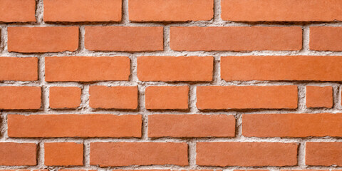 Obraz premium Background of cracked red bricks wall texture.