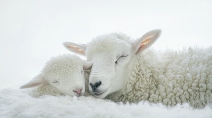 Obraz premium Sleeping Lambs