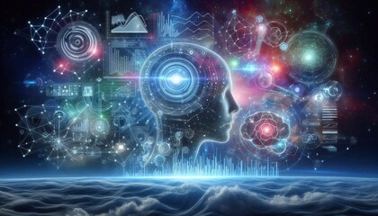 Obraz premium Forschung, Zukunft, Ki