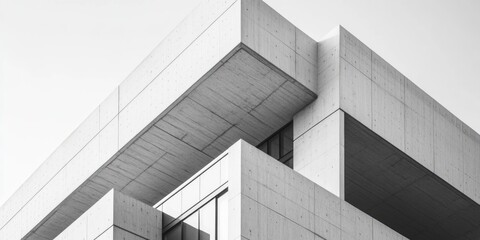 Fototapeta premium Modern Architecture - Minimalist Multi-Level Structure