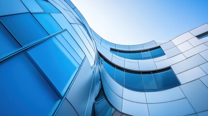 Modern Blue Architecture
