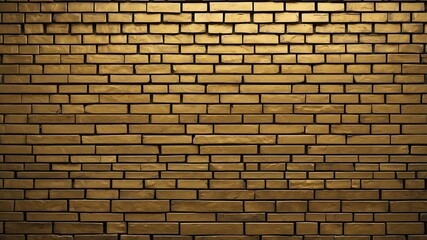 Obraz premium rustic gold brick wall background