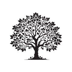 Obraz premium tree with roots. Generative AI