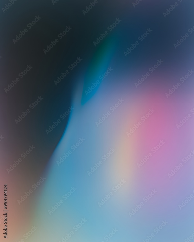 Wall mural abstract blue and pink gradient background with a subtle light effect.