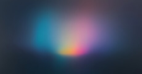 Abstract blurred background with vibrant colors of blue, pink, and yellow.