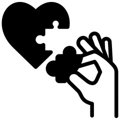 contribute icon illustration design with solid