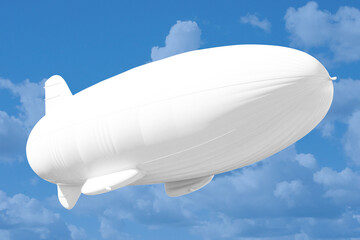 Airship zeppelin  png, transparent mockup