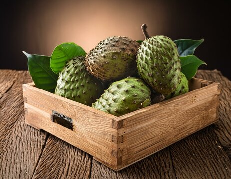 Fresh soursop Wooden Box