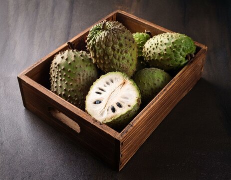 Fresh soursop Wooden Box