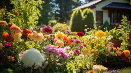 Vibrant Garden in Bloom