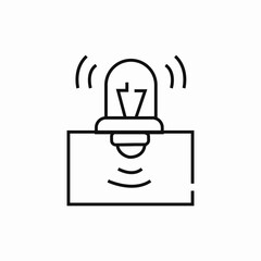 light sensor icon sign vector