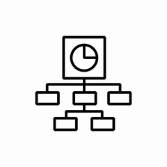 diagram presentation icon sign vector