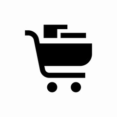 shopping cart icon sign vector