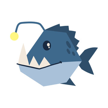recommend clip art: Anglerfish vector illustration 