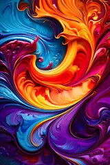 abstract background with swirls