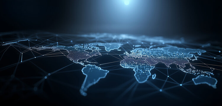 world economics, trade, global geopolitics background.
 - Powered by Adobe