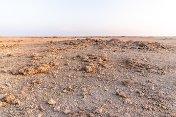 Rocky landscape of Farasan island, Saudi Arabia