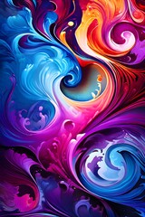 Fototapeta premium abstract background with swirls
