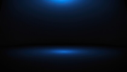 gradient Blue background. Smooth Dark blue with Black vignette Studio Banner. Empty dark blue with light and shadow abstract background, space for present your products. 36