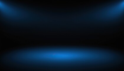 Fototapeta premium gradient Blue background. Smooth Dark blue with Black vignette Studio Banner. Empty dark blue with light and shadow abstract background, space for present your products. 25
