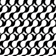 black and white seamless pattern